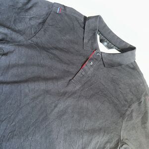 BMW M3 Mens Black Polo Shirt Size XL Thick Cotton Performance